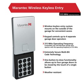 Marantec Wireless Keyless Entry System for Garage