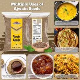 Rani Ajwain Seeds (Carom Bishops Weed) Spice Whole 14oz (400g) ~ All Natural | Vegan | Gluten Friendly | NON-GMO | Kosher | Indian Origin