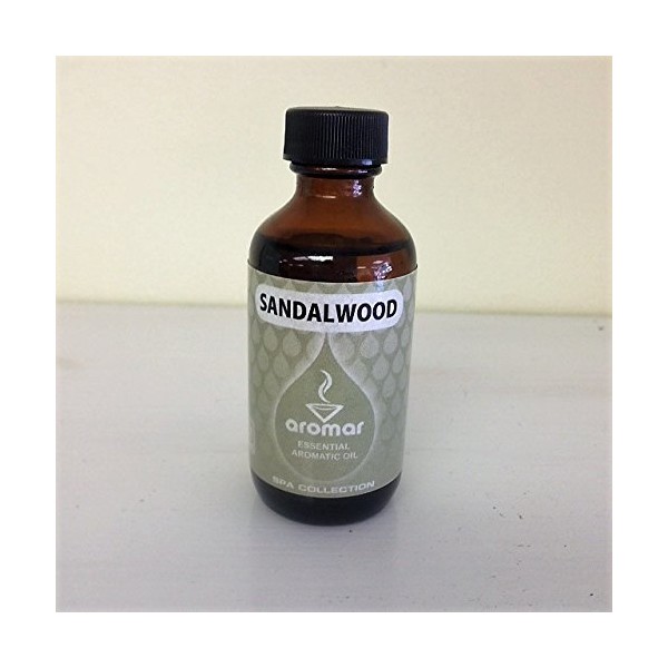 Aromar Sandalwood Aromatic Burning Oil (2 Oz Bottle)