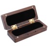 Solid Wood Mouthpiece Case Box Portable Storage for Sax Musical