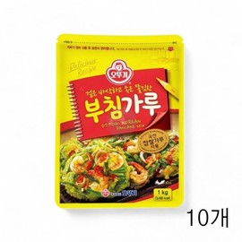 Ottogi Crispy Korean Pancake Mix, 1kg (Makes 10 Pancakes) - Perfect for Jeon & Holiday Meals Standard