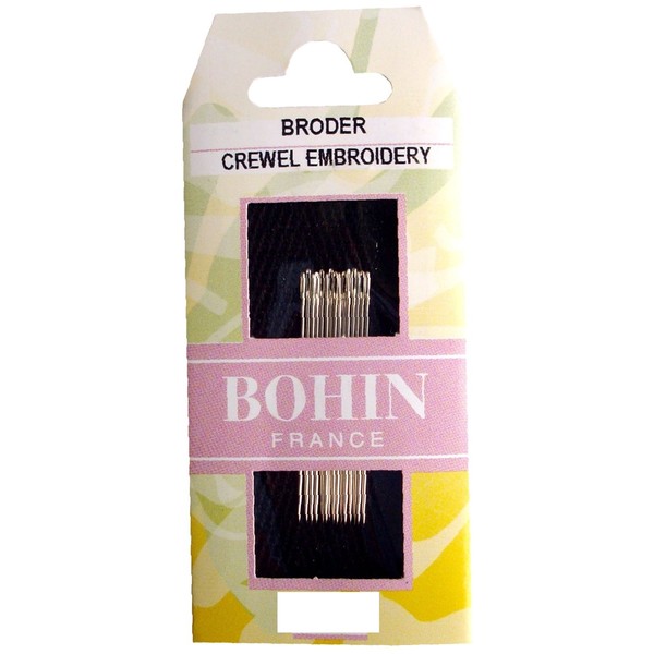 Bohin Crewel Embroidery Needles, Size 10, 15 Per Package