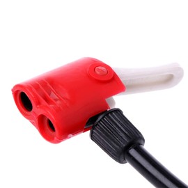 HELYZQ Bike Bicycle Handy Portable Air Pump Tire Inflator Replacement Hose Accessories,Black&red,67cm