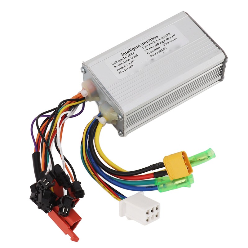 500W48V Electric Bike Controller Brushless Motor Controller Aluminium Alloy Groove