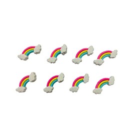 Rainbow Puzzle Eraser 8 Pack (2.4 Inches x 1.25 Inches x 0.5 Inches, Smiley Faces)