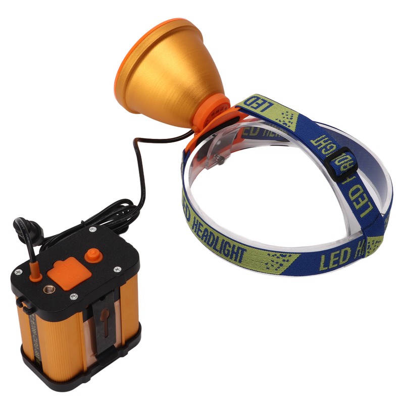 Miner Headlight Super Bright Adjustable Angle LED Headlamp with 6400mAh