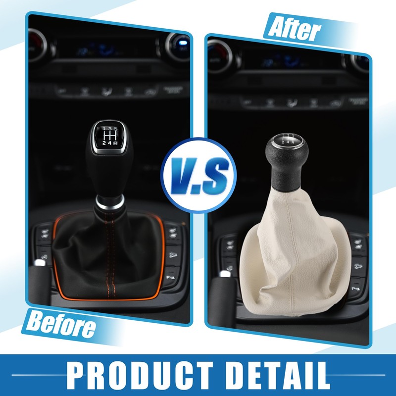 A ABSOPRO 5 Speed Manual Transmission Gear Knob for Volkswagen