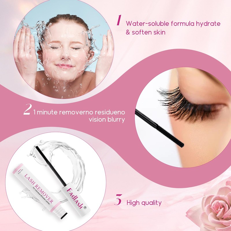 FADLASH Lash Glue Remover for Lash Extensions Eyelash Remover for