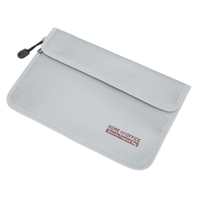Fireproof Document Bag Waterproof and Fireproof Money Bag with Dual