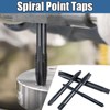 Treki Thread Tap Set, 7pcs Metric Spiral Point Taps Plug