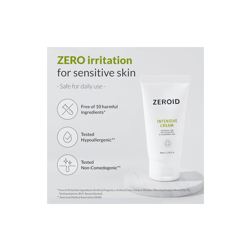 ZEROID Intensive Cream Korean Dermocosmetic Intensive Care for Severe Dry