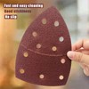 50 pcs Mouse Sander Pads 11- Hole 60 Grits Mouse