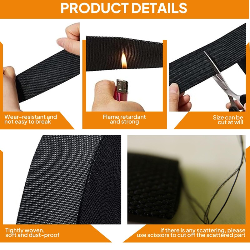 SUNNAREPOON 2-1/4'' Hydraulic Hose Protector Sleeve Hose Sheathing Wrap Cover