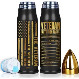 Limima Veteran Gifts – Veteran Tumbler, Tumbler for Veterans, Army, Navy, Air Force, Marine Corps – Fathers Day, Birthday, Veterans Day Gift for Men, Him