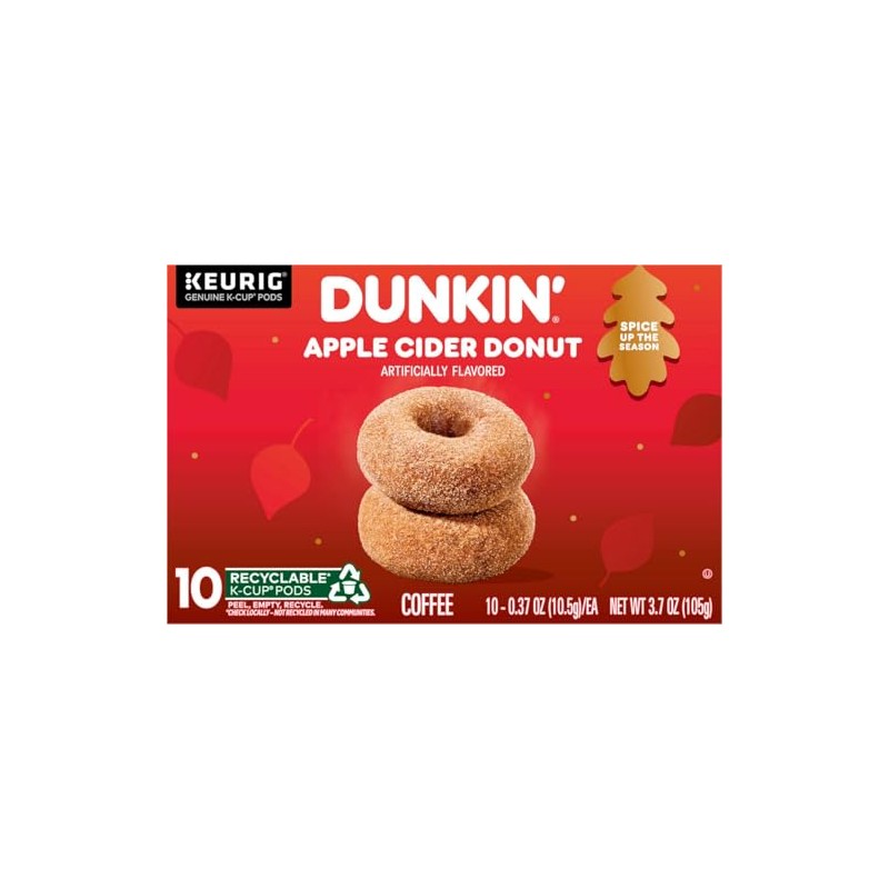 Dunkin, Apple Cider Donut K-Cups, 10 Count
