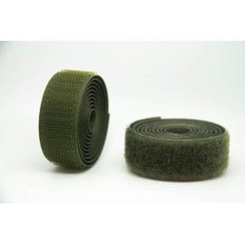 NATO/OTAN/NATO Green 50mm Sew-on Hook & Loop Tape Alfatex® Brand supplied by the Velcro Companies - Various Lengths (Length: 1m)