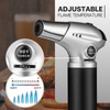 mollie Mini Butane Torch Lighter with Adjustable Flame, Small Refillable
