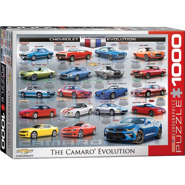 EuroGraphics Chevrolet The Camaro Evolution 1000-Piece Puzzle,108 months to 120 months