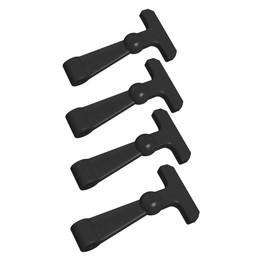 Ciuouient 4 Pack Upgrade Heavy Duty Cooler Latches Cooler Latches Replacement Compatible with YETI &RTIC Coolers (Black) | Ciuouient