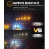 Partsam Cab Marker Light, Smoke Lens Eye Shape Amber 13