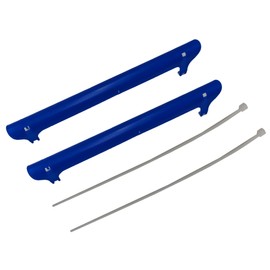 Runseaway 2Pcs Bike Chainstay Protector Universal Frame Chain Guard Cover Anti-Scratch Protective Pad for Mountain Bike MTB Road Bicycle Easy Install Lightweight(Blue)