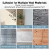 2 Pcs Wall Mounted Phone Holder, Self Adhesive Stand with