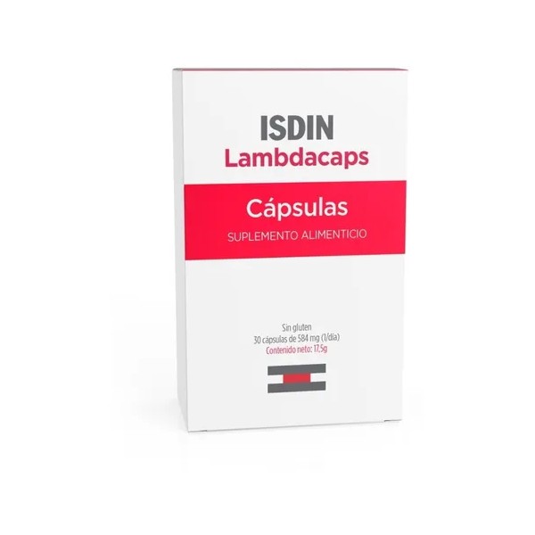 Isdin Lambdacaps 30 Cápsulas - Suplemento Nutricional para Fortalecer y
