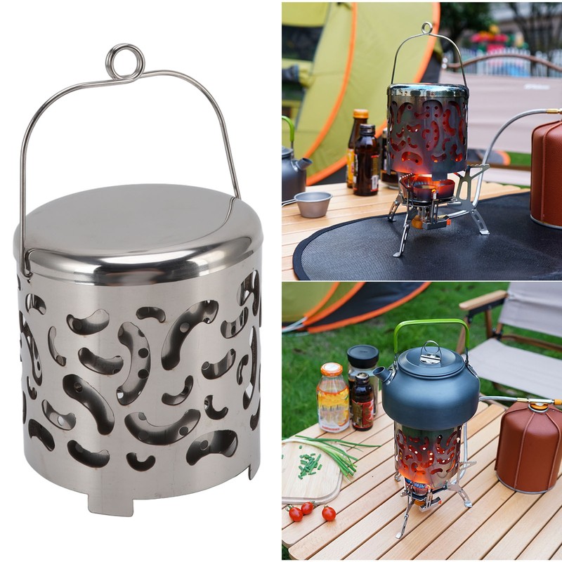 Camping Mini Heater Stainless Steel Portable Heating Stove for Outdoor