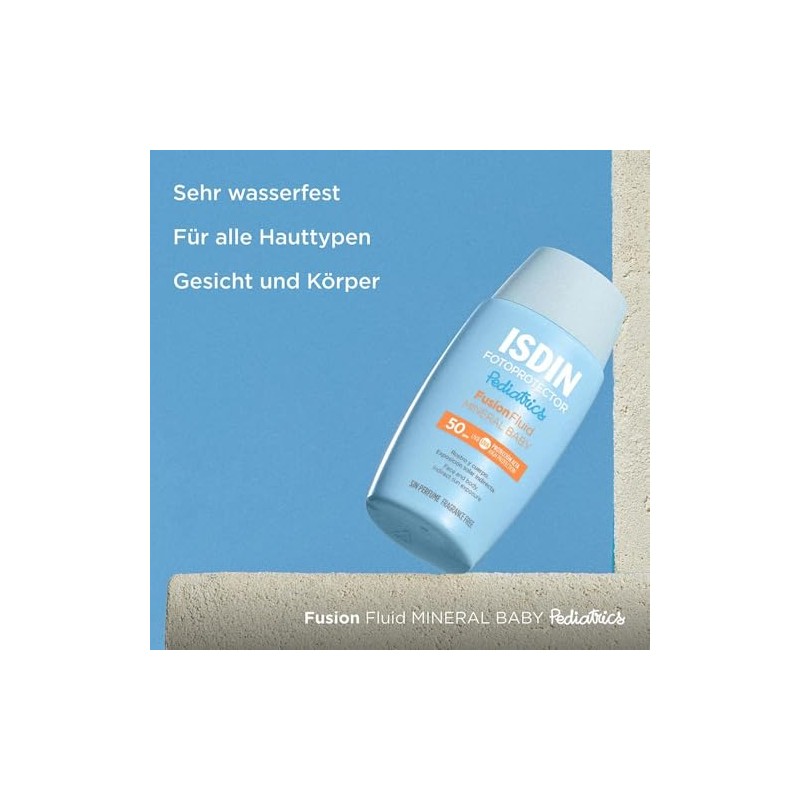 ISDIN Fotoprotector Isdin Pediatrics Fusión Fluid Mineral bebé SPF 50+
