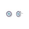 Engelsrufer Women's Winged Heart Stud Earrings 925 Sterling Silver, Silver