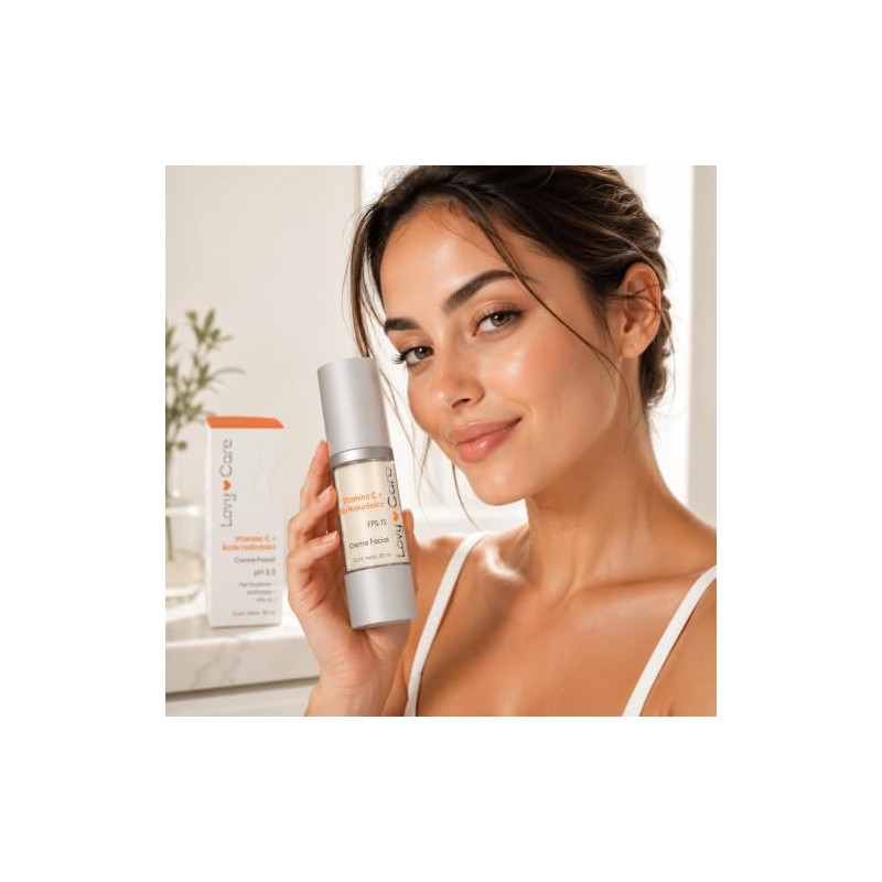 Lovy Care Crema Facial con Vitamina C + ?cido Hialur?nico