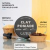Pomada De Arcilla Zeus Para Hombres, Acabado Mate, Soluble E