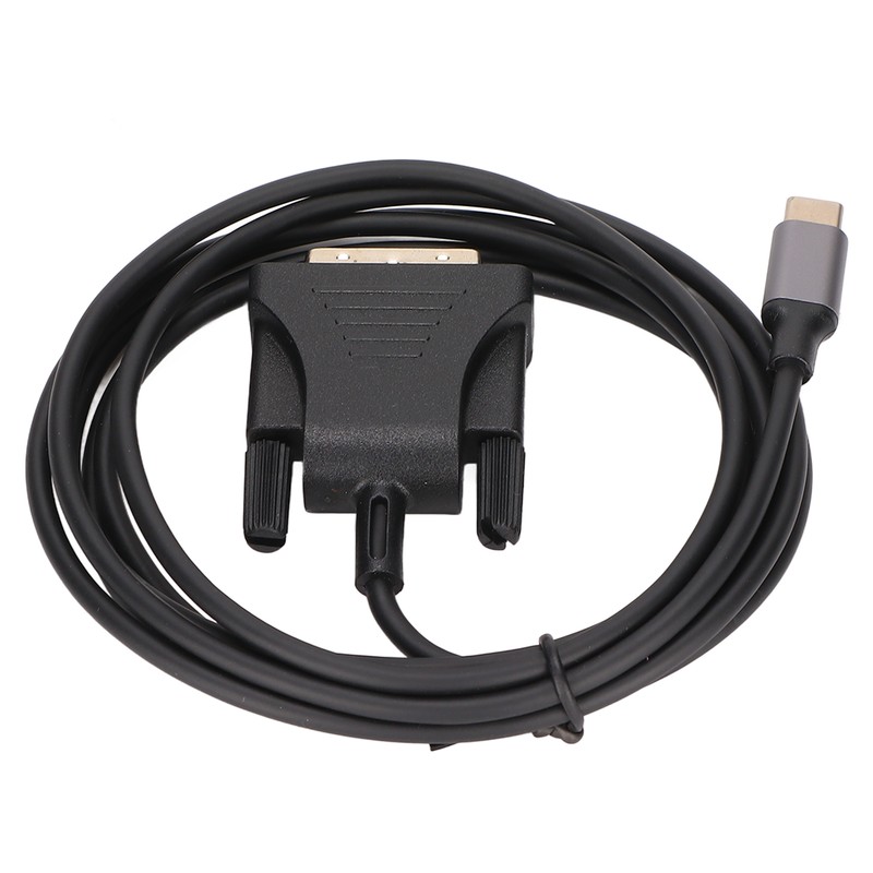 USB C 3.1 to DVI Cable 190cm/74.8in Clear Stable Type