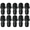 AERZETIX - C48705 - Set of 10 Adaptors/Fittings with Barb