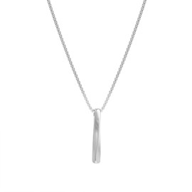JJDreams Bar Necklace Long Pendant Necklaces for Men and Women Adjustable Stainless Steel Necklace Pendant with Bar Necklace, Stainless Steel, No Gemstone