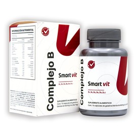 SMART VIT | Paquete de 2 piezas | Complejo B | 75 capsulas c/u | Suplemento Alimenticio |