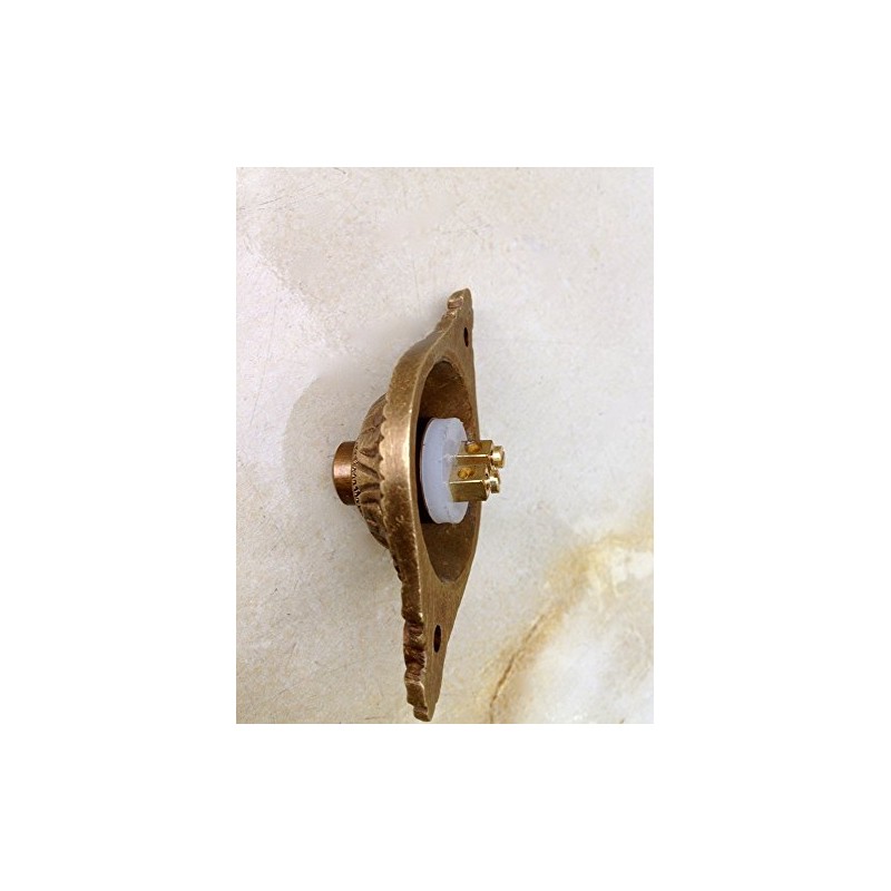 Antikas Turn-of-the-century Brass Doorbell | Antique Door Bell for Entrance