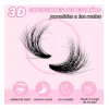 Kit De Extensión De Pestañas 3d Diy Grupos Accesorios 800pcs