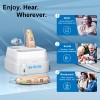 K&FCOPTEE Behind The Ear Invisible Rechargeable Hearing Aids For Hearing