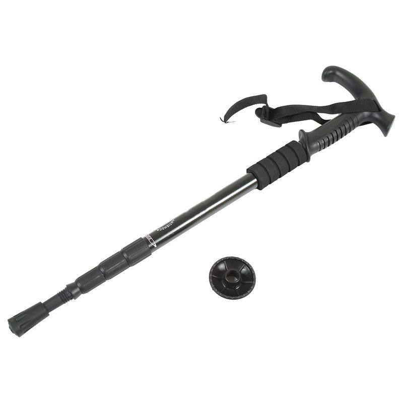 Hiking Poles with Mud Basket Aluminum Alloy Telescopic Hiking Stick