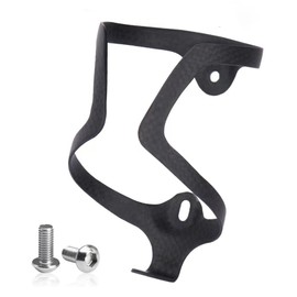 3K Ultralight Carbon Fibre Bicycle Bottle Holder, Compatible with Mountain Bikes/Road Bikes/Folding Bikes, Ultralight Water Bottle Holder, Lightweight and Strong, 15 g, MATTE-01