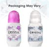 CRYSTAL Mineral Deodorant Roll-On Unscented Body Deodorant With 24-Hour Odor