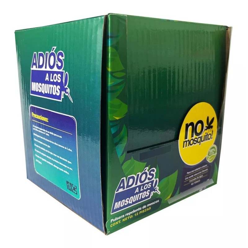 No Mosquito Pack 12 Pulseras Repelentes De Mosquitos. No Mosquito