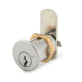 Olympus Lock DCN3 Rekeyable Cam Locks | 1-3/8" Cylinder 101 Key Lock, Keyed Alike | US26D Chrome Cabinet Locks | Grade 1 Cam Lock | Reversible Cam Lock for Doors & Drawer Lock