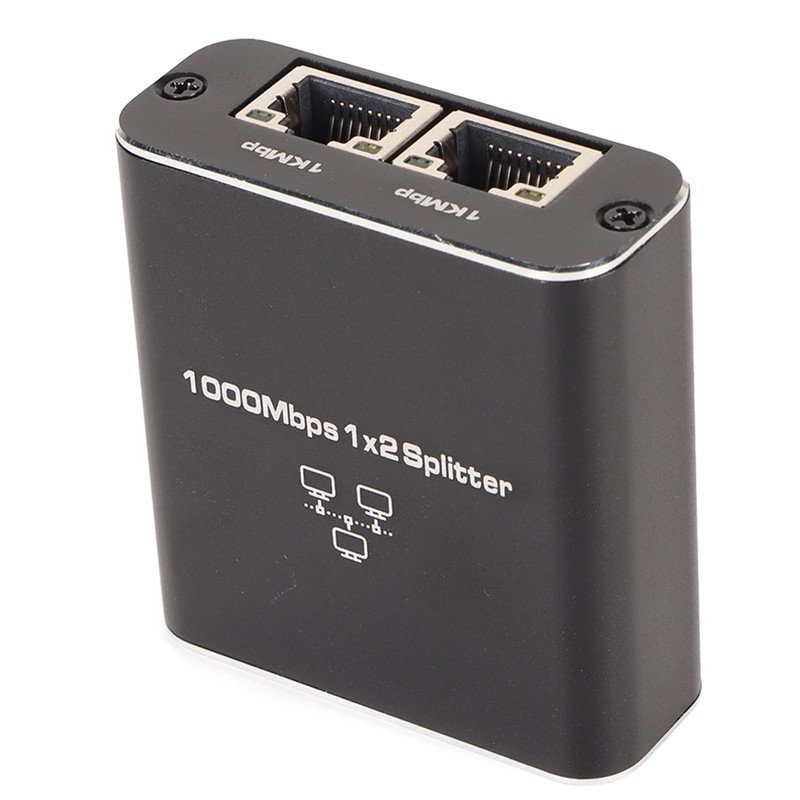 Ethernet Splitter RJ45 1 In 2 Out Gigabit Internet Splitter