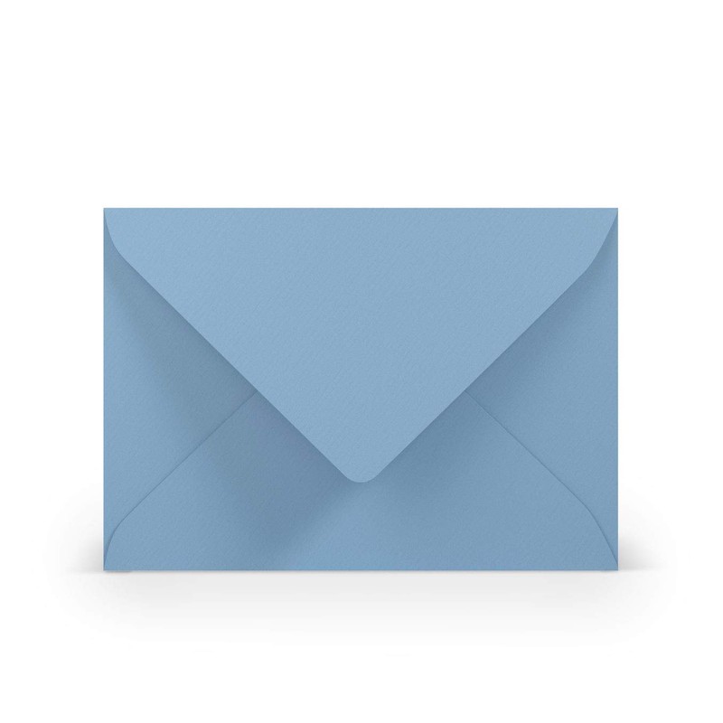 PAPERADO 50 envelopes dark blue ribbed light blue 100 g/m²