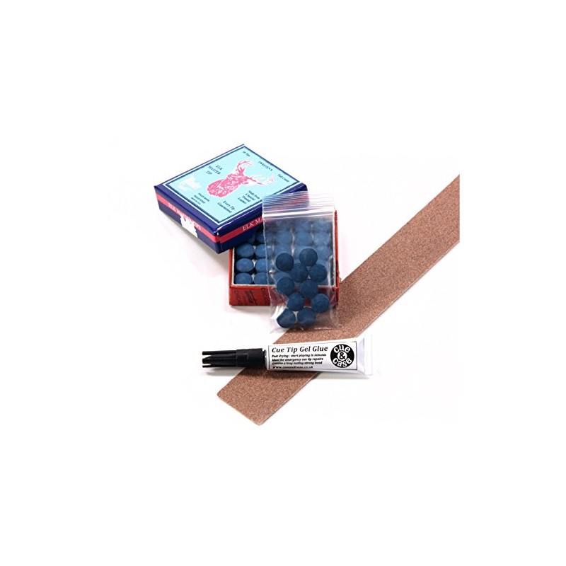 10 X 8mm Tweeten ELK MASTER Leather Snooker Pool Cue