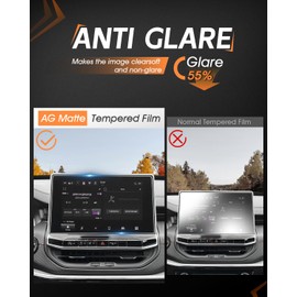CDEFG For 2022-2025 2026 Jeep Compass Screen Protector - 10.1 Inch Matte Anti Glare Tempered Glass - (Latitude, Limited, Trailhawk) Touchscreen Accessories