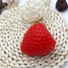 Real Strawberry Fist Silica Gel Hand Held Defrost Release Toy
