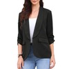 Allegra K Work Blazer for Women Shawl Collar Dressy Suit